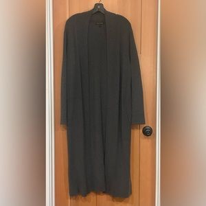 Banana Republic medium gray sweater coat/duster
